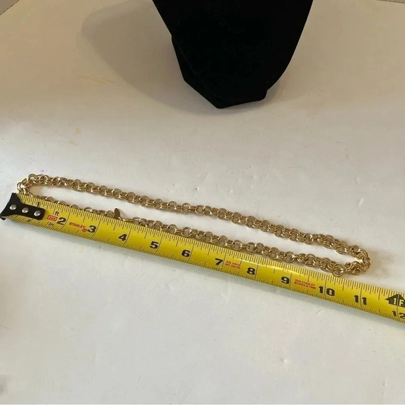 Vintage stamped SARAH COVENTRY Thick Chain Link Necklace - 22" Length - Picture 7 of 7